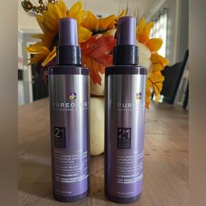 NWOT Pureology Color Fanatic Multi-Tasking Leave-In Spray 6.7 oz 2 Pack